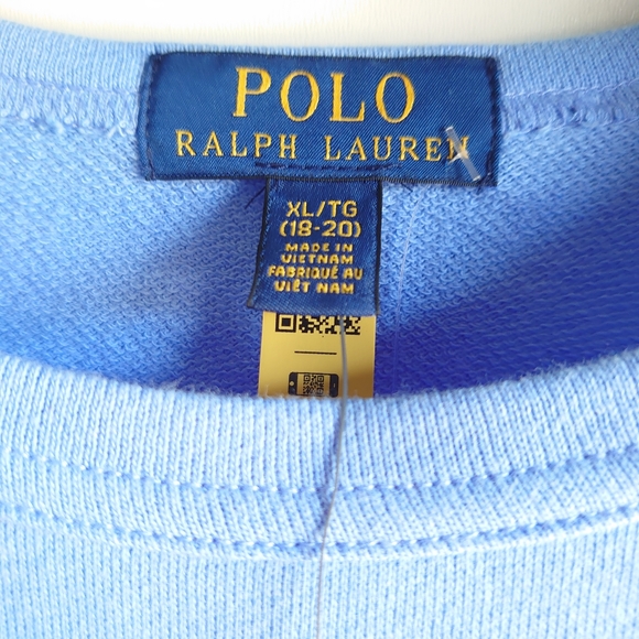 Polo Ralph Lauren Logo Sweatshirt XL ( 18-20 ) CHECK THE MEASUREMENTS BELOW 👇 - Picture 8 of 10